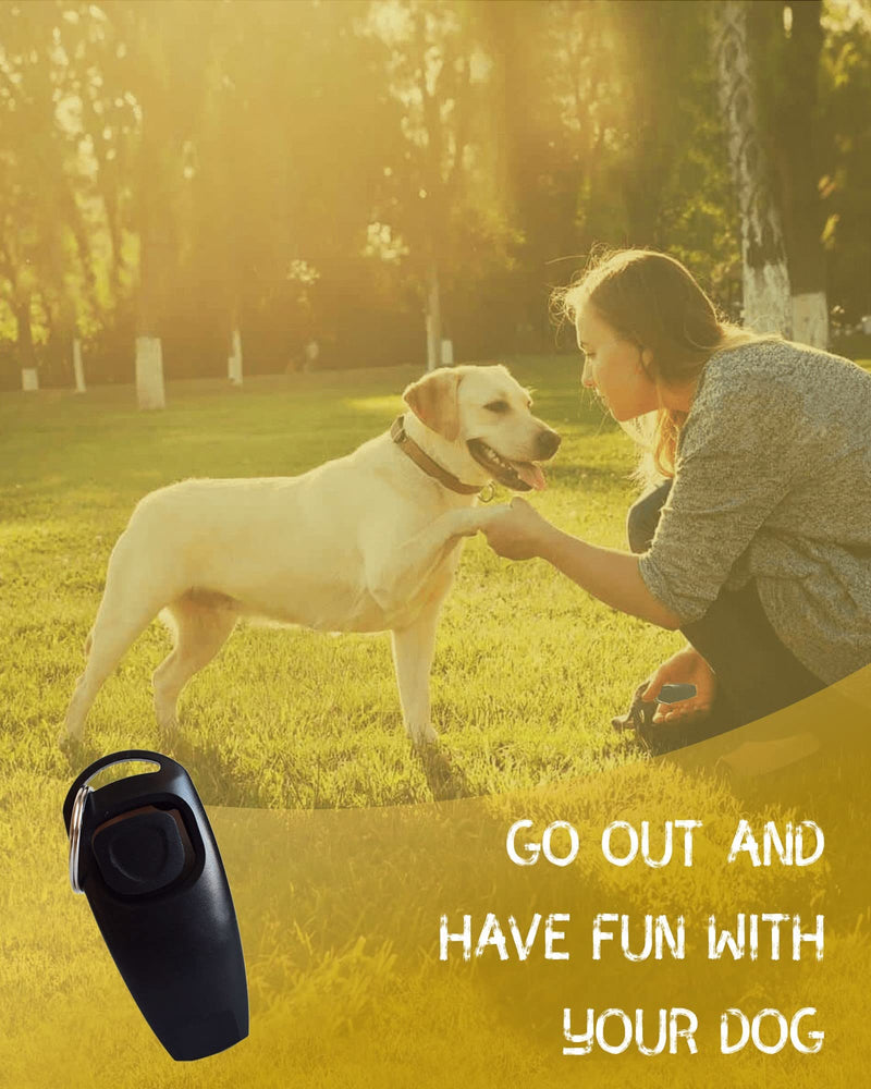 TODREMOU Dog Whistle Rütter Recall Dog Whistles High Frequency Dog Whistles Whistle Dog Dog Whistle Whistle Clicker Dog Clicker Set Clicker Dog Training Clicker Training for Dogs... (black 2 pieces) black 2 pieces - PawsPlanet Australia