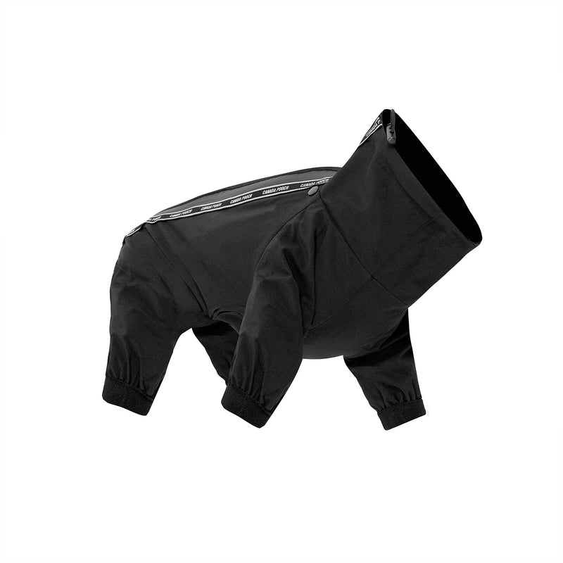 Canada Pooch | The Slush Suit 10 (9-11" back length) Black - PawsPlanet Australia
