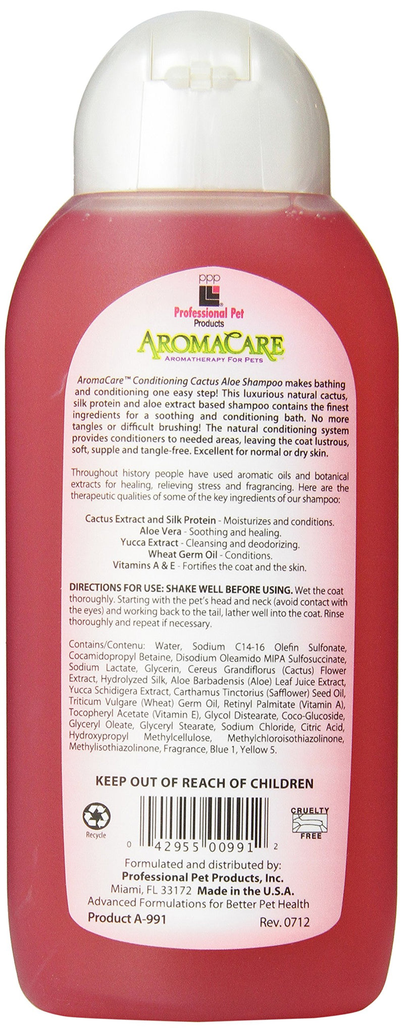 [Australia] - PPP Pet Aroma Care Conditioning Cactus Shampoo, 13-1/2-Ounce 