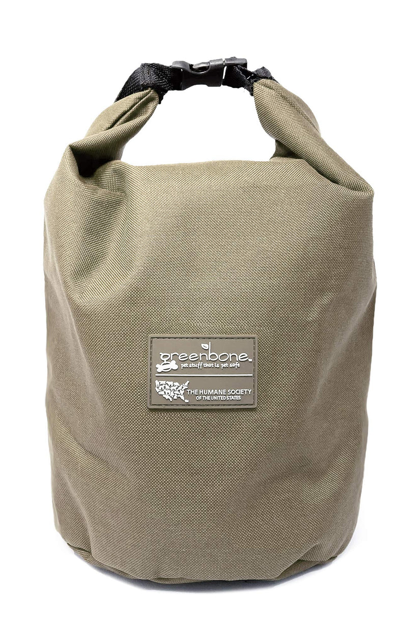 [Australia] - The Humane Society Nylon Self Folding Travel Food Bag Green 