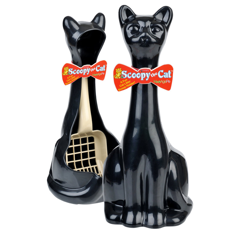 Scoopy Cat Litter Holder Black - PawsPlanet Australia