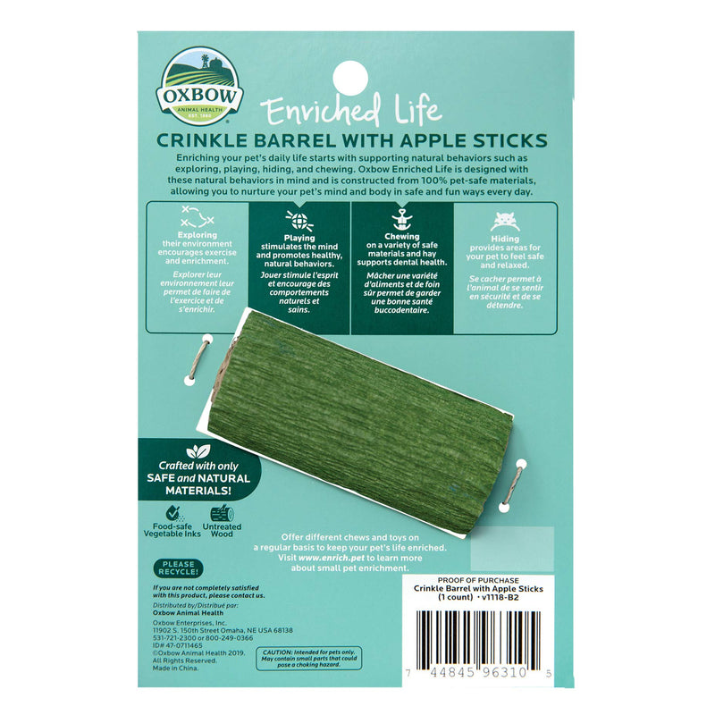 [Australia] - Oxbow Crinkle Barrel with Apple Sticks 