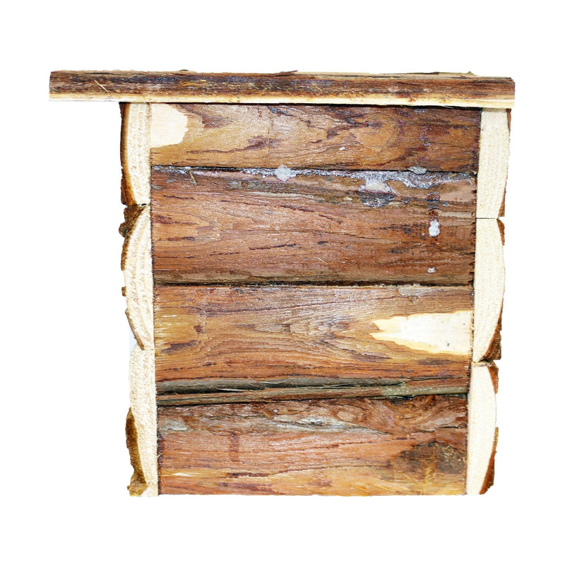 Pet Ting Natural Living Jerrik Log House 28 x 16 x 18cm Hamster Rat Guinea Pig - PawsPlanet Australia