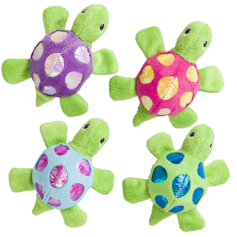 [Australia] - SPOT Ethical Pets 52076 Shimmer Glimmer Turtle Catnip Toys 