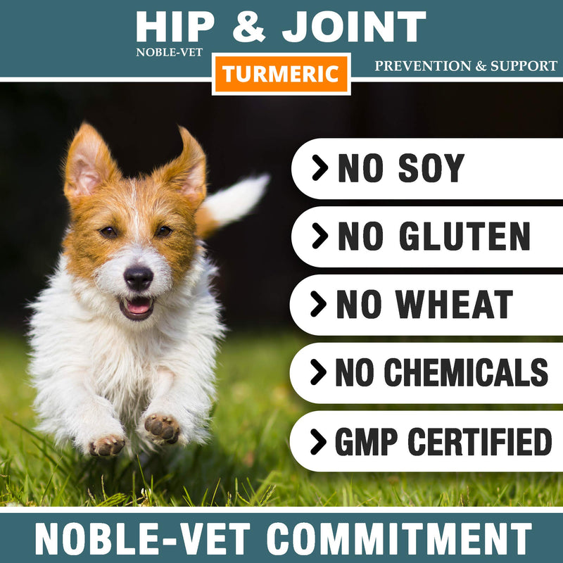 BlessPass NobleVet - Hips and Joint Dog Supplement | Chondroitin, Msm, Turmeric for dogs | Joint supplements for dogs | Dog joint care supplements | Joint Care for Dogs - PawsPlanet Australia