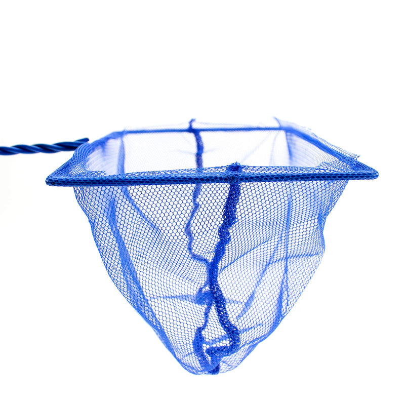 [Australia] - Penn Plax Aquarium Fish Net – Aqua Blue Quick Catch Mesh Wire Net Safe for All Fish – 4 Inches 