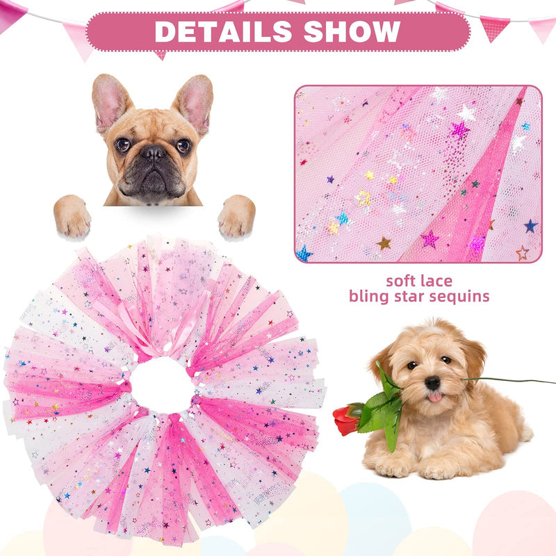 Dog Birthday Bandana for Girls with Birthday Hat, Banner, and Princess Skirt, Cute Pink Dog Birthday Party Supplies Set for Small Medium Dogs and Puppies - PawsPlanet Australia