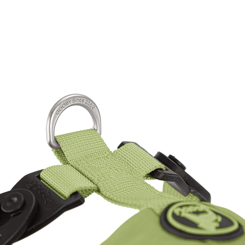 Gooby Comfort X Harness Dual Snap - No Pull Small Dog Harness with Rotational Buckles and Patented Choke-Free X Frame - Dog Harness for Medium Dogs No Pull and Small Dogs for Indoor and Outdoor Use Small chest (13.5~16.75") Green - PawsPlanet Australia