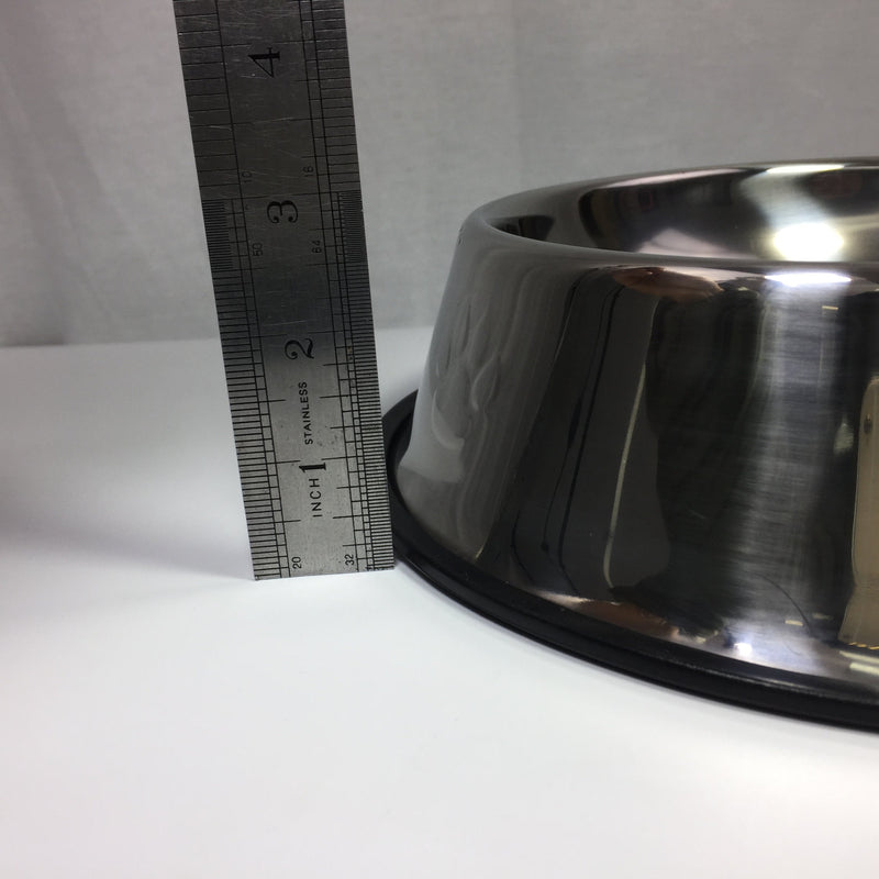 [Australia] - FixtureDisplays Set of 5 32-oz Dog/Cat Bowl Stainless Steel Dog Pet Food or Water Bowl Dish 12196 12196 