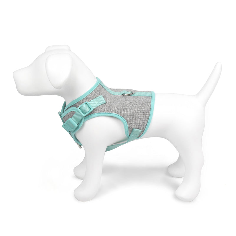 [Australia] - MARTHA STEWART Tweed Adjustable Fit Comfort Harness for Dogs Size 12 