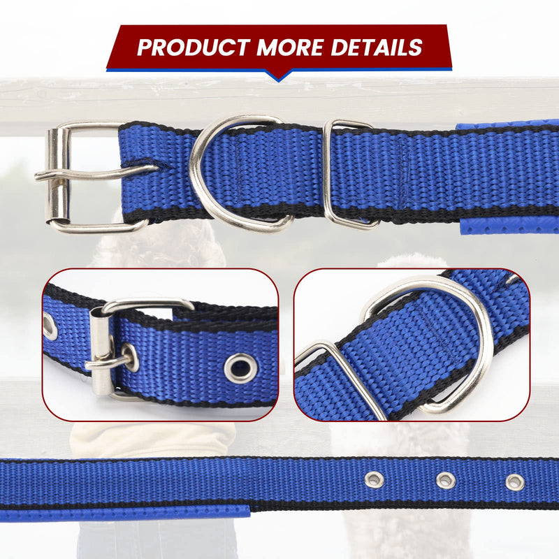 Dog Harness and Leash Set with Collar - Heavy Duty & Adjustable Basic Harness for Small Medium and Large Dogs XS(Neck 11-13 in, Chest 11-17 in) - PawsPlanet Australia