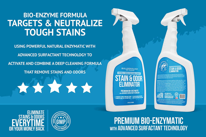 [Australia] - Bulldogology Pet Stain & Odor Remover - Pet Urine Odor Remover and Pet Odor Eliminator, 32oz 32 oz 