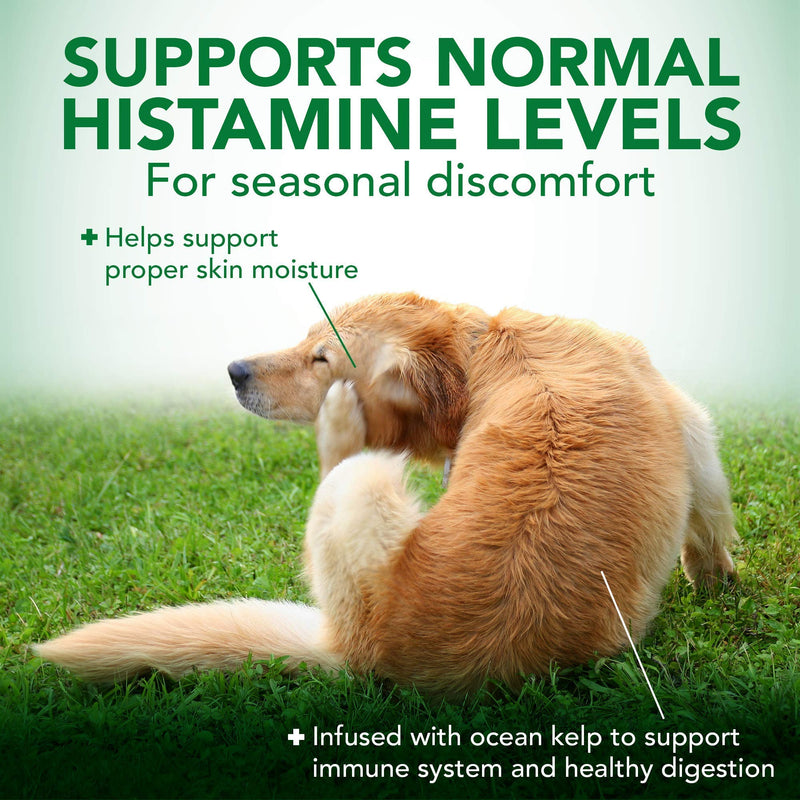 Vet's Best Immune Support Dog Supplement Promotes Healthy Immune System & Seasonal Allergy Relief (60 Tablets) - PawsPlanet Australia