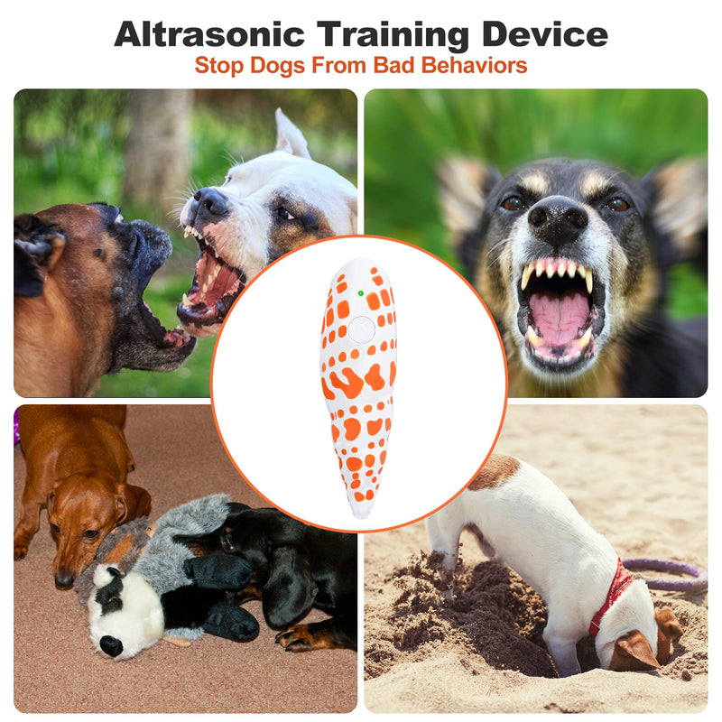 Transpet Ultrasonic Anti Barking Device, Stop Dog Barking Deterrent Devices Handheld Trainer 16ft Control Range, Indoor Outdoor Training Tool for Dogs - PawsPlanet Australia