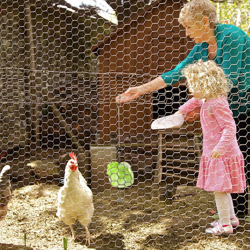 [Australia] - AprFairy Chicken Veggies Skewer Fruit Holder, Chicken Swing Climbing Ropes & Bell Ball Toys, Hanging Pet Feeder Toys Chicken Coop Supplies Suitable for Hens, Chicken 