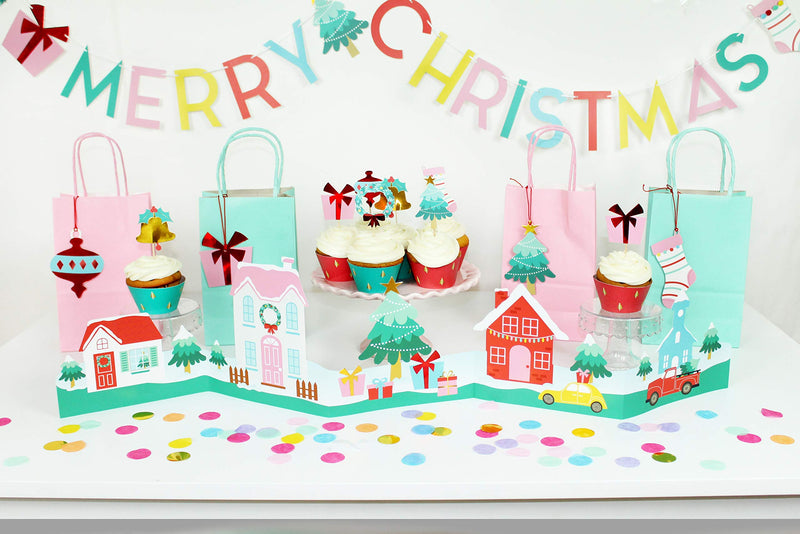 Holly Jolly Christmas - Centerpiece | Christmas Party Decorations | Winter Decorations - PawsPlanet Australia