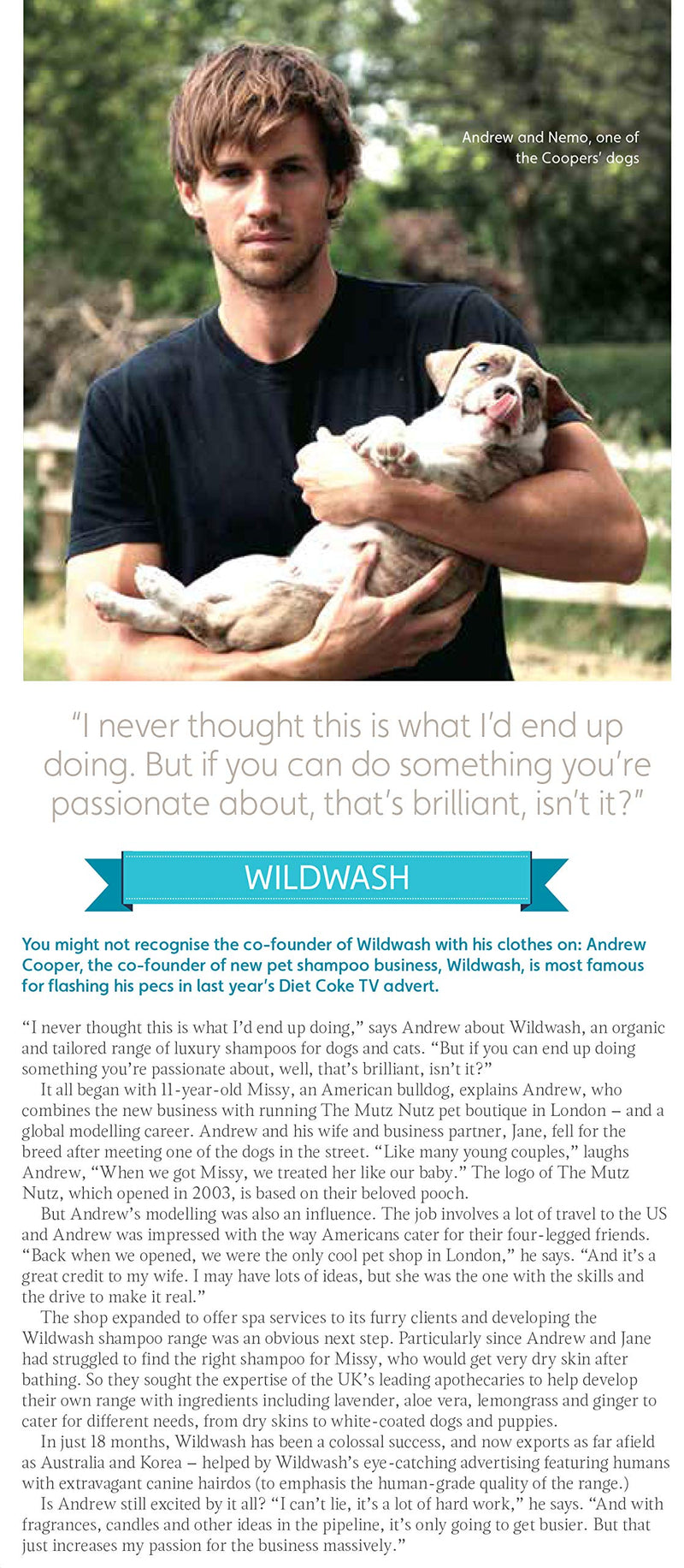 WildWash Puppy Love Pet Shampoo - PawsPlanet Australia