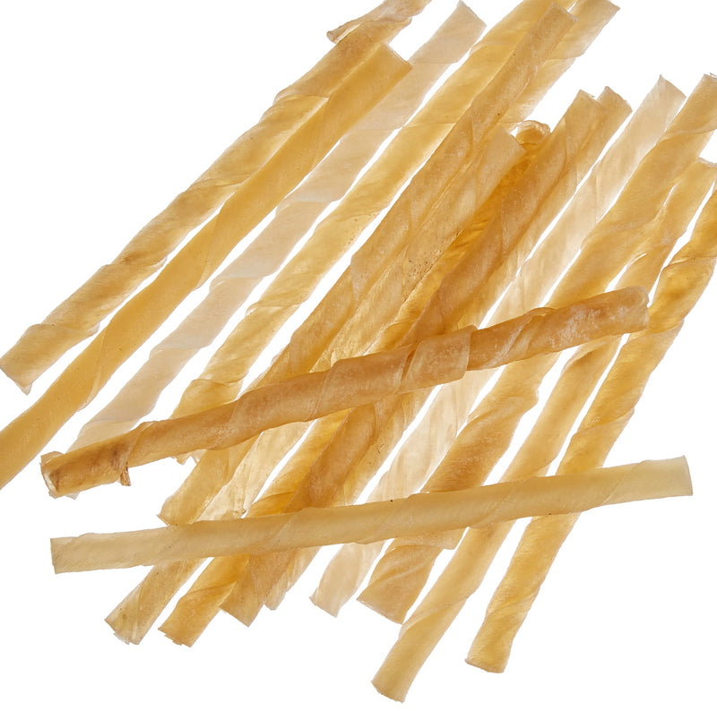Howlers Natural Rawhide Twists, 13 cm, Pack of 100 & Natural Munchy Sticks, 12.5 cm, Pack of 100 + Natural Munchy Sticks, 12.5 cm, Pack of 100 - PawsPlanet Australia