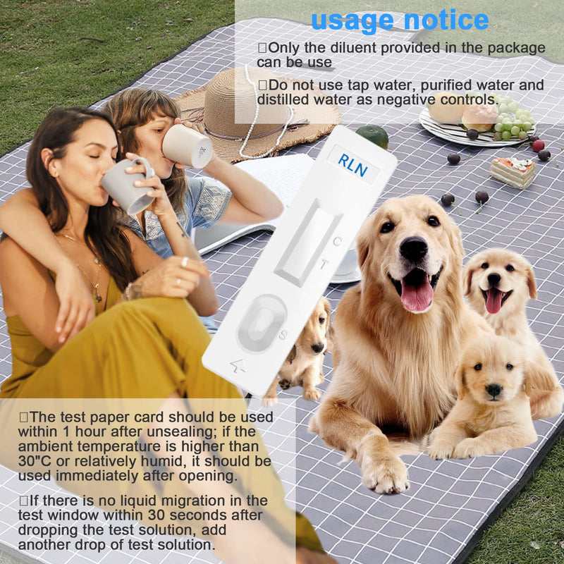 HHUK Pet Dog Pregnancy Test Paper,Canine RLN Early Pregnancy Test Kit, Simple Operation for Early Pregnancy Detection Yourself at Home,One-time Use Pet Pregnancy Test Complete Tool Kit (3PCS) - PawsPlanet Australia