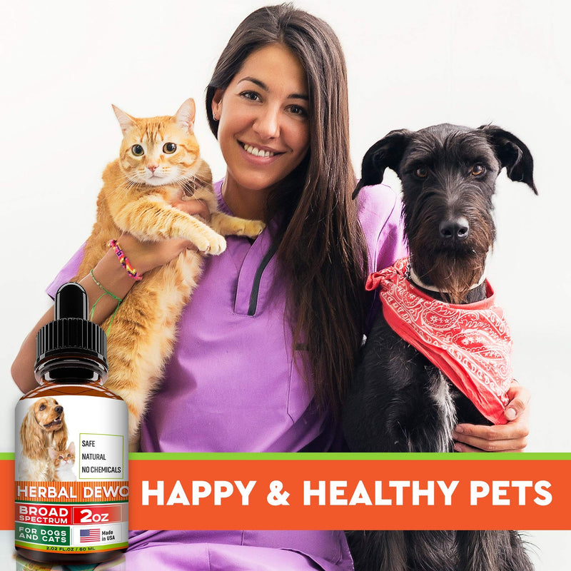 FurFinds Herbal Cleanse fot Cats and Dogs - Homeopathics Parasites and Toxins for Dogs and Cats - All Breeds and Size - Puppy & Kitten 2 oz - PawsPlanet Australia