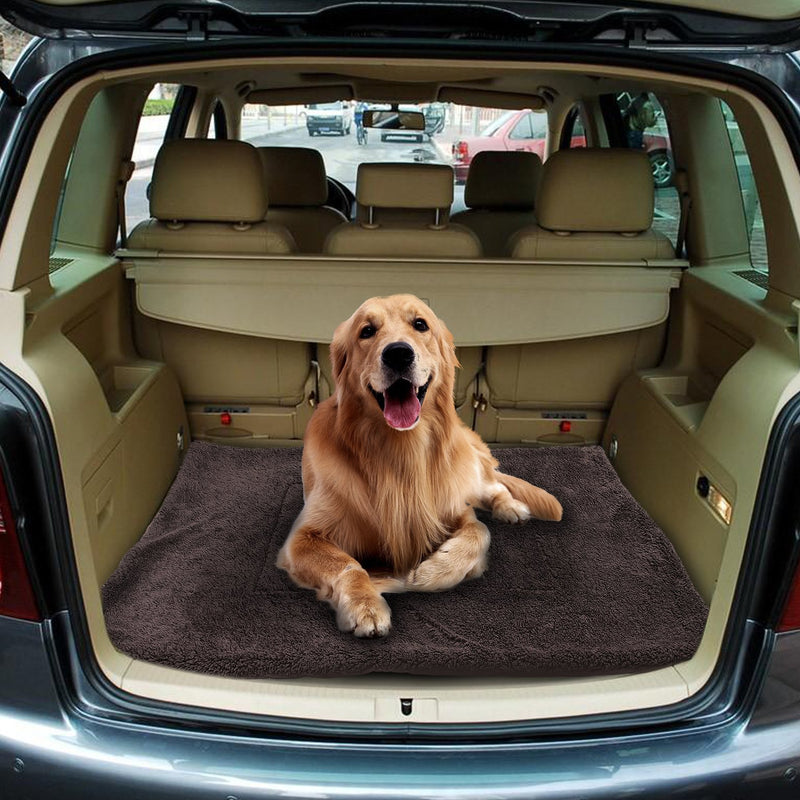 [Australia] - MODESLAB Waterproof Blanket for Dogs, Soft Warm Fleece Pet Dog Bed Blankets Thick Plush Puppy Bed Mats Pad Cushion for Car,Lap,Sofa,Pet Bed 