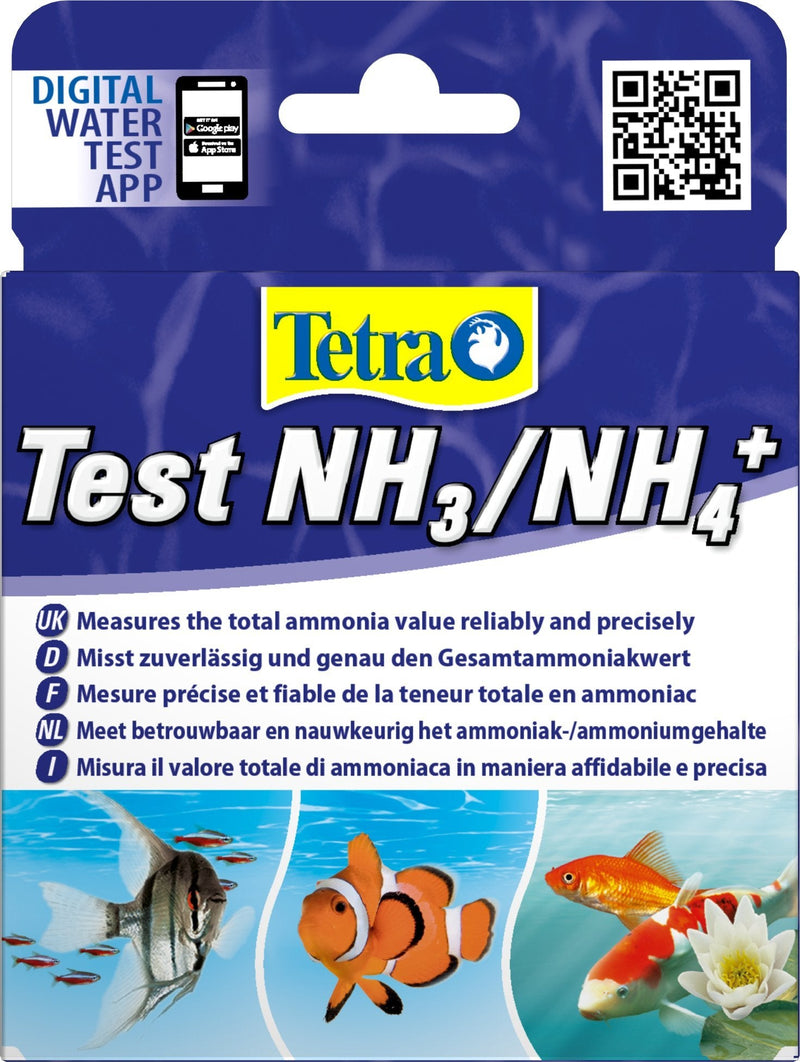 Tetra Test NH3/NH4, Easy to Use Kit for Determining Ammonia Levels Reliably and Precisely, 17 ml - PawsPlanet Australia