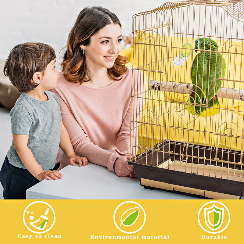 6 Pieces Bird Cage Food Holder Parrot Fruit Vegetable Clips Bird Cage Feeder Clip for Budgie Parakeet Cockatoo Macaw Cockatiel Conure - PawsPlanet Australia