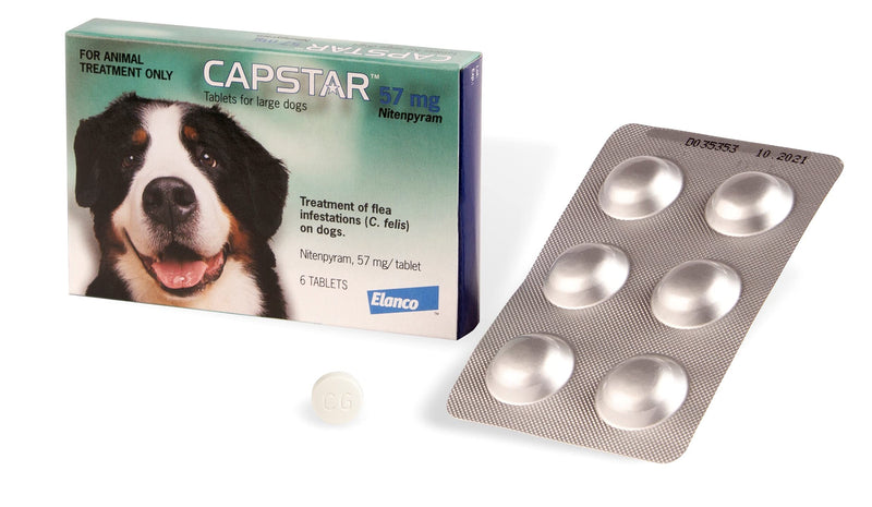 Capstar Flea Treatment Tablet for Medium and Large Dogs 6 Pack green - PawsPlanet Australia