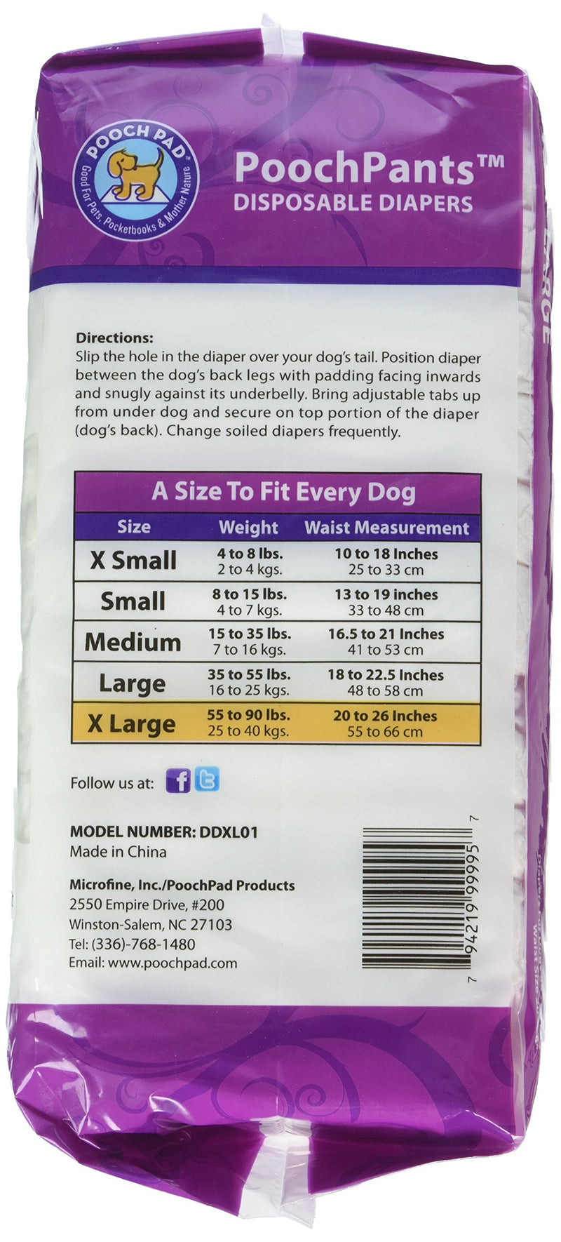 [Australia] - Pooch Pads Disposable Diaper X-Large 