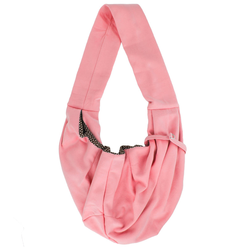 [Australia] - CueCue Pet Sling Pet Carrier with Safety Collar Hook Pink 