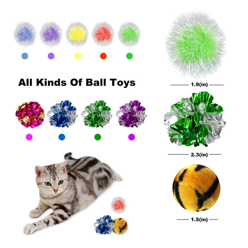 [Australia] - Simply-Me Cat Toys, 20 Pieces Interactive Toys Gift Set for Cats 