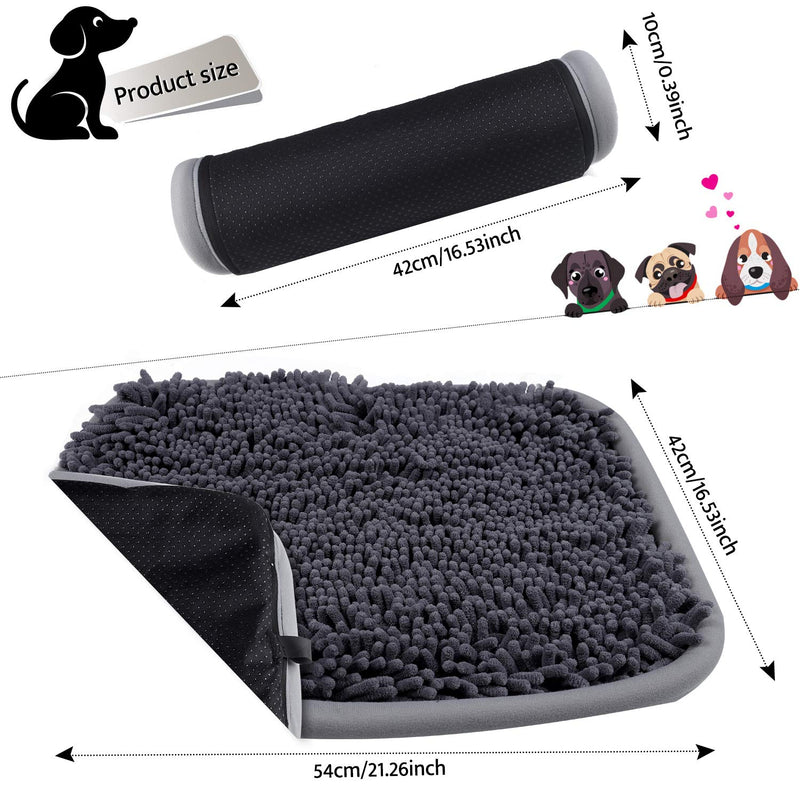 Snuffle Mat for Dogs Feeding Mat for Dogs Puppy Training Pad Puzzle Toys Dog Treat Dispenser Perfect for Any Breed Indoor Outdoor Stress Relief With Suction Cup - PawsPlanet Australia