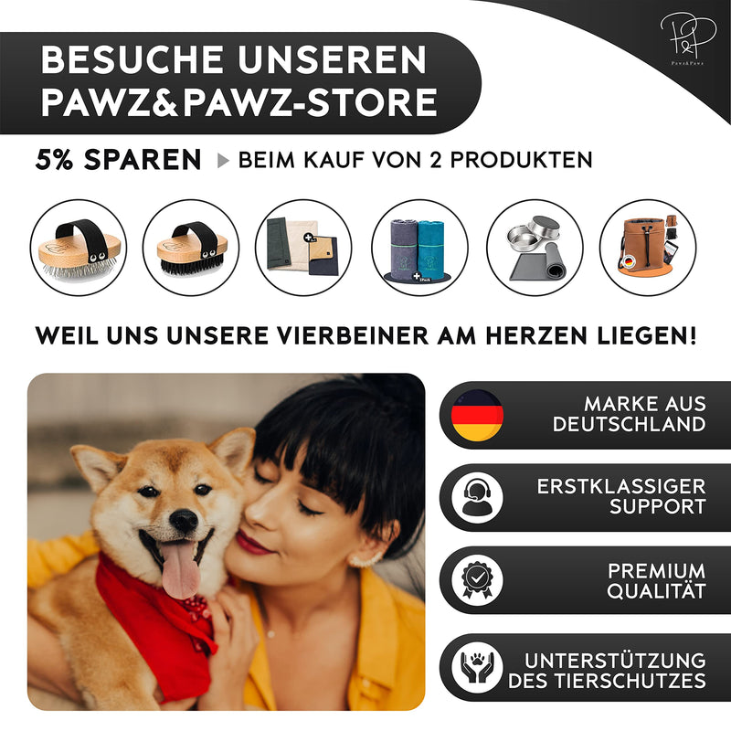 Pawz&Pawz dog brush long hair | Dog hair brush | Premium brush for dogs and cats for gentle grooming Grooming for dogs & cat brush | Dog comb with massage effect | Pet brush - PawsPlanet Australia