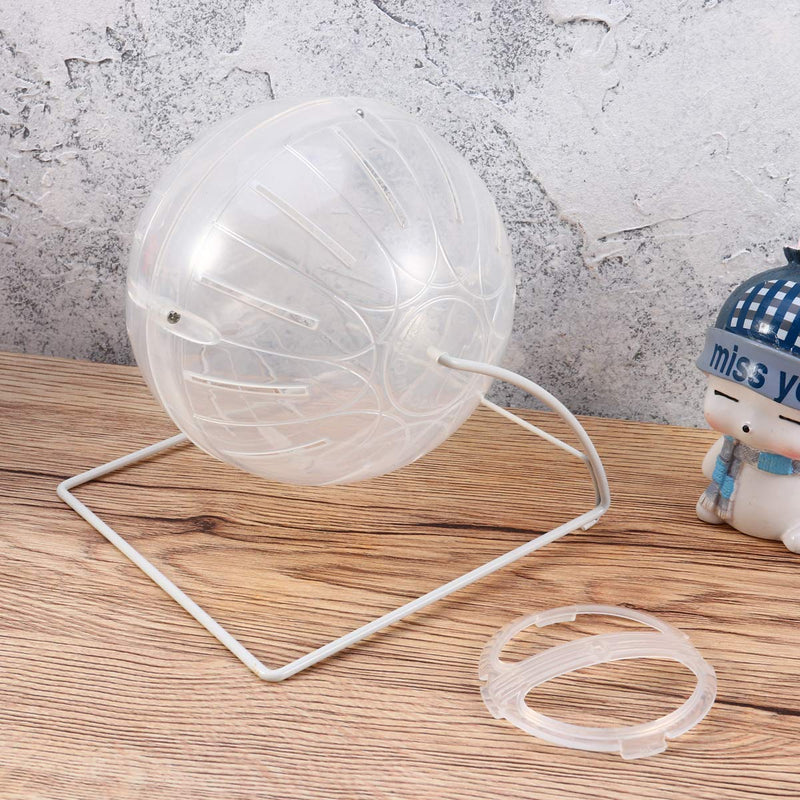 POPETPOP Hamster Exercise Ball,4-in-1 Multifunctional Hamster Running Ball-Hamster Mini Ball for Dwarf Hamster,Mouse,Syrian Hamster Ball with Stand-Clear Picture 1 - PawsPlanet Australia