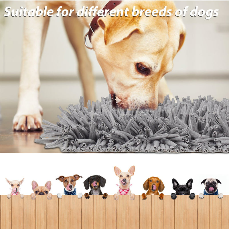 Dog Snuffle Mat Feeding Mat for Dogs Puppy Training Pad Dog Treat Puzzle Feeder Encourages Natural Foraging Skills Perfect for Any Breed(11.8" x 17.5") - PawsPlanet Australia