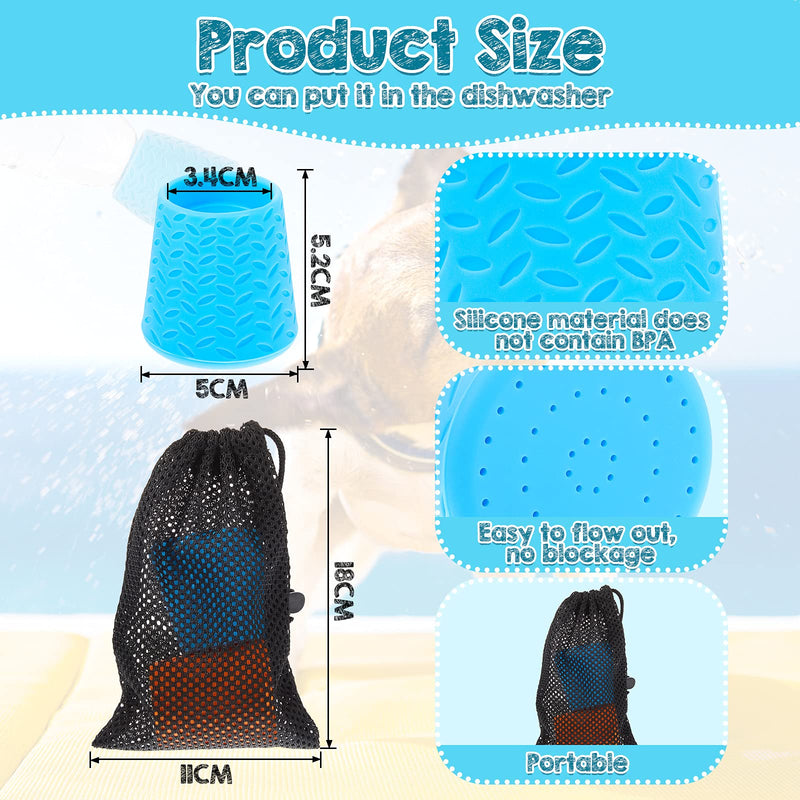 Frienda 3 Pieces Portable Dog Shower Outdoor Shower Head Pet Bathing Water Sprayer Simple Dog Shower Attachment 3 Pieces Black Drawstring Bag Mesh Storage Bag for Pets Outdoor Camping Supplies - PawsPlanet Australia