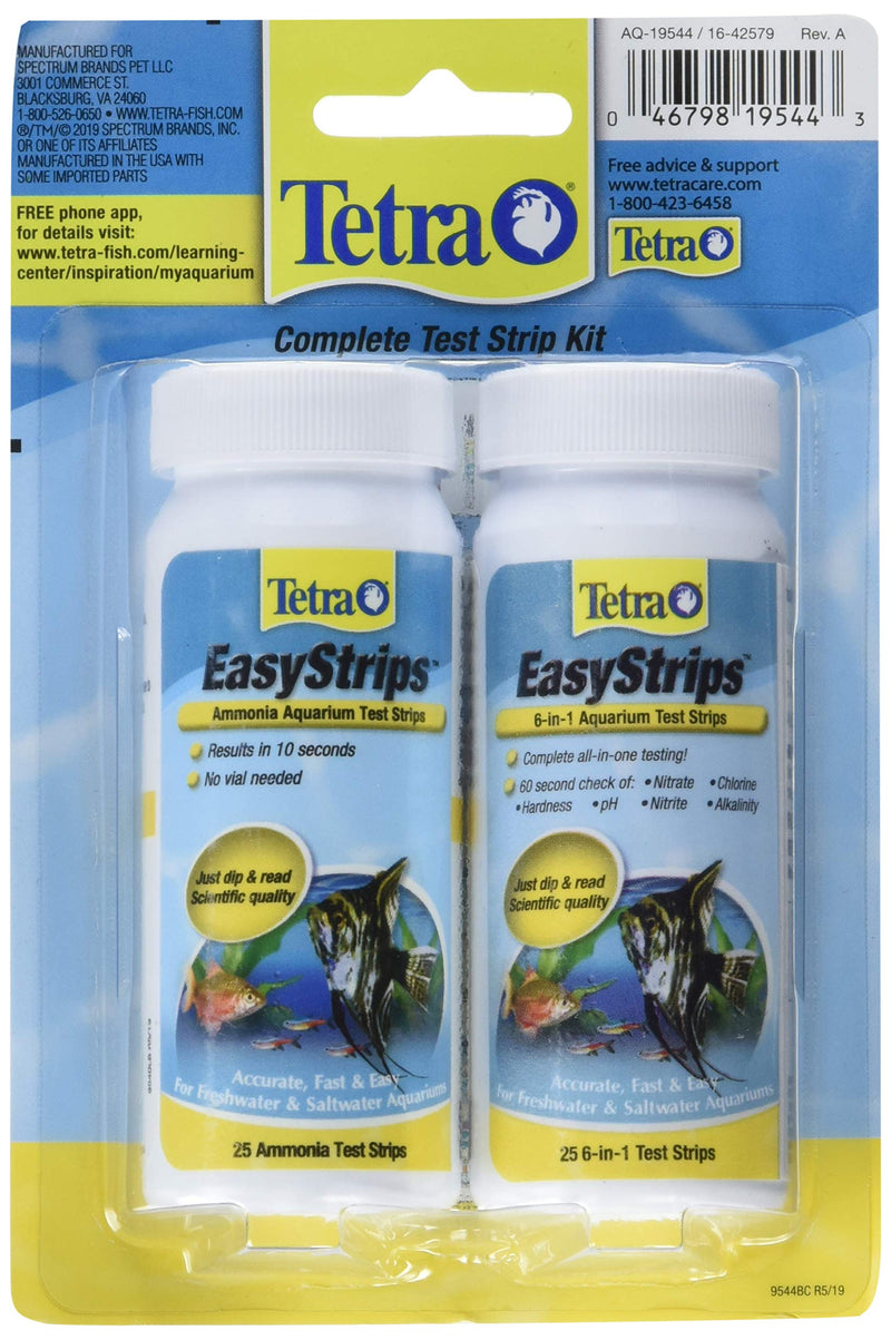 [Australia] - Tetra EasyStrips Complete Aquarium Test Kit, 150 Pack 