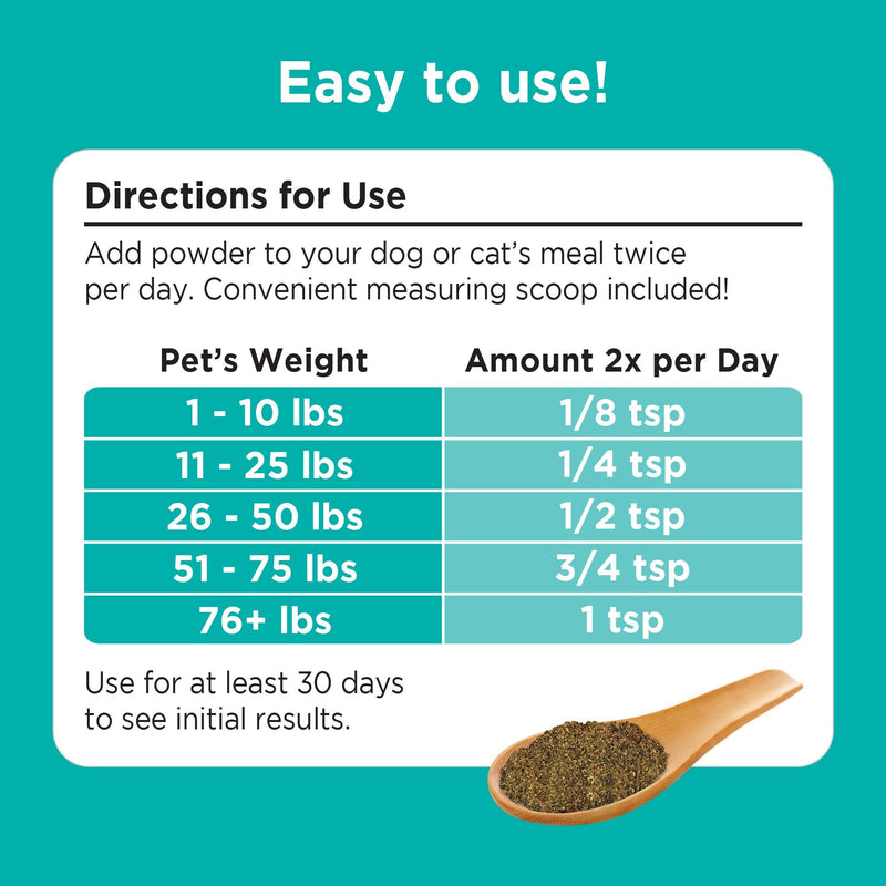 Solid Gold SeaMeal Kelp-Based Supplement for Skin & Coat, Digestive & Immune Health in Dogs & Cats; Natural, Holistic Grain-Free Supplement Powder 1 lb - PawsPlanet Australia