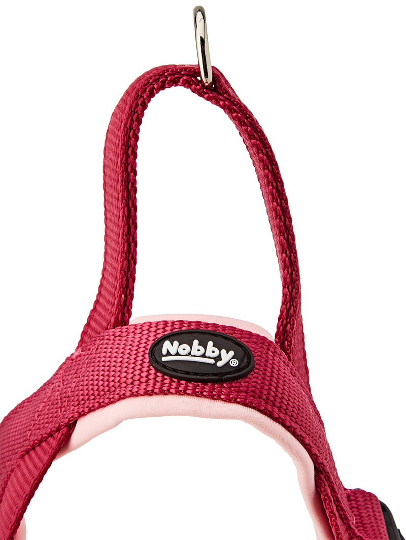 Nobby Classic Preno Norwegian Harness, 38-50 cm+36 cm/20-25 mm, Raspberry/Pink Pink - PawsPlanet Australia