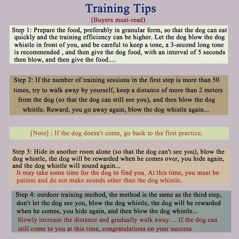 Geohee Dog Training Whistle, Professional Ultrasonic Adjustable Pitch Dog Whistle for Stop Barking Bad Behavior Recalling, 5 PCS Training Clicker with Wrist Strap Whistle Kit for Puppies Pet (Black) Black - PawsPlanet Australia