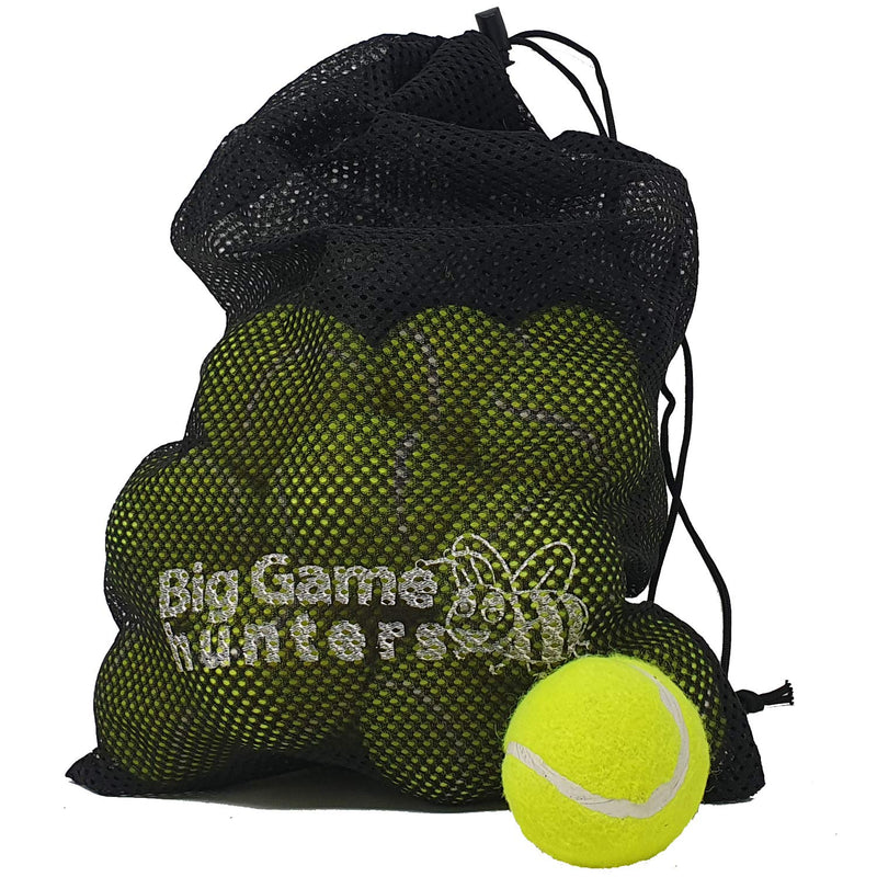 Big Game Hunters Double Strength Dog Tennis Ball - Indestructable Ideal For Aggressive Chewers (20 Ball Pack) 20 Ball Pack - PawsPlanet Australia