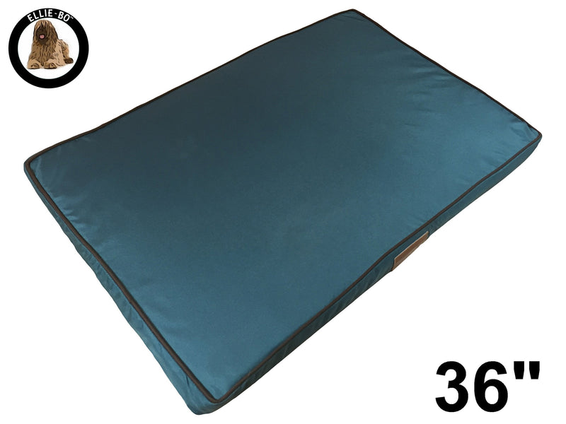 Ellie-Bo Large 87cms x 57cms Replacement Waterproof Dog Bed Cover in Green will fit 36 inch Large Memory Foam Dog Bed - PawsPlanet Australia
