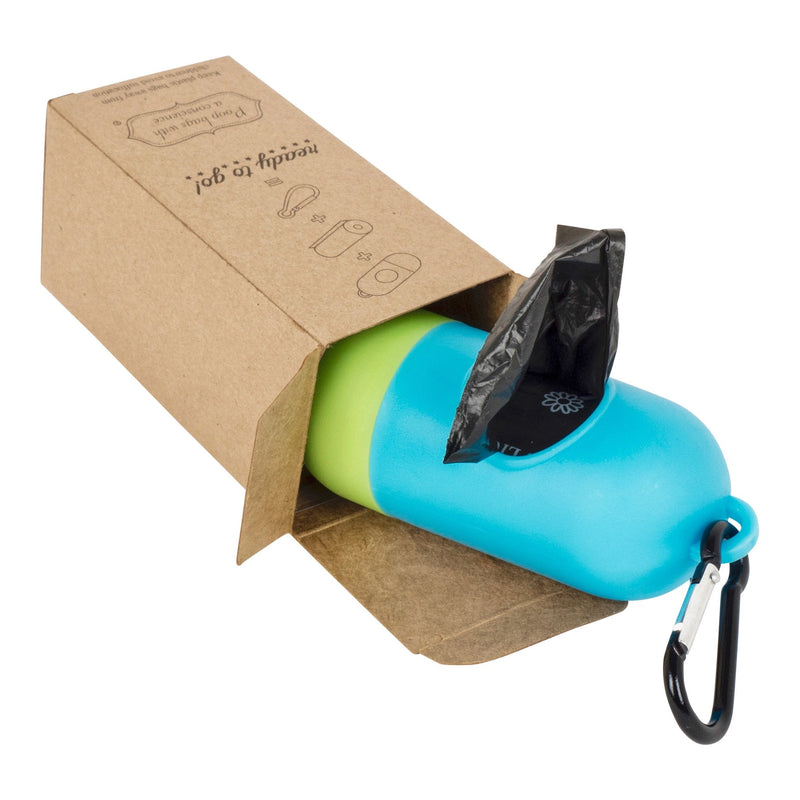 ShoppingLion Poop Bags 1040, 720, 60 or 20 Dog Poop Bags with Dispenser and Leash Clip, Guaranteed Leak-Proof, Extra Thick and Strong Poop Bags for Dogs, Dog Waste Bags Made with EPI Technology 1 Dispenser 1 Dispenser, 20 Bags - PawsPlanet Australia