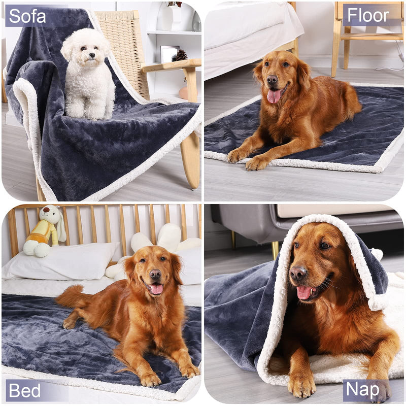 Dog Blanket, For Big Or Small Dogs,Cat Blanket/Waterproof Blanket,Dog Blankets Large Washable/Travel Blanket/Fleece Blankets For Pets/Cat Blankets /Dog Blanket For Outdoor Use (S(95cm*70cm)) S(95cm*70cm) - PawsPlanet Australia