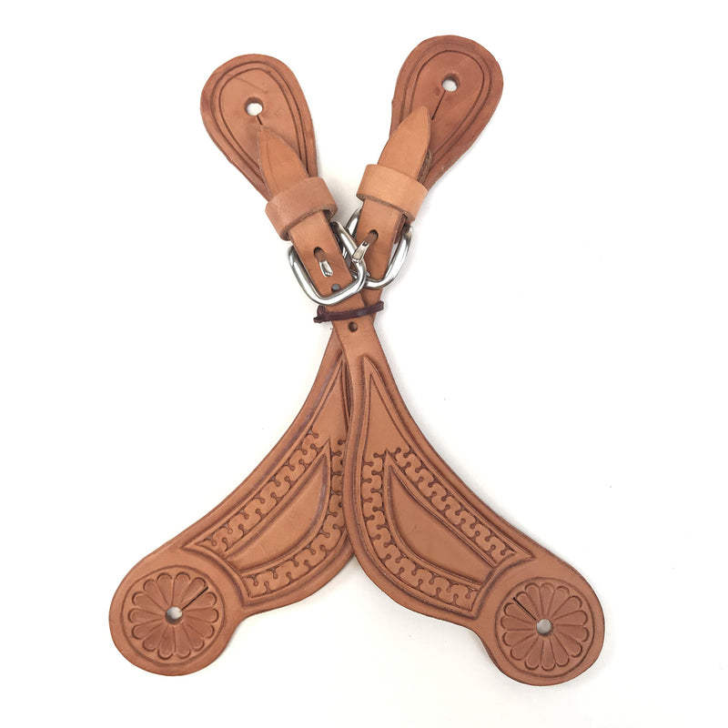 [Australia] - Alamo Saddlery LLC Rancher Supply- 'Men's Leather Spur Straps' 