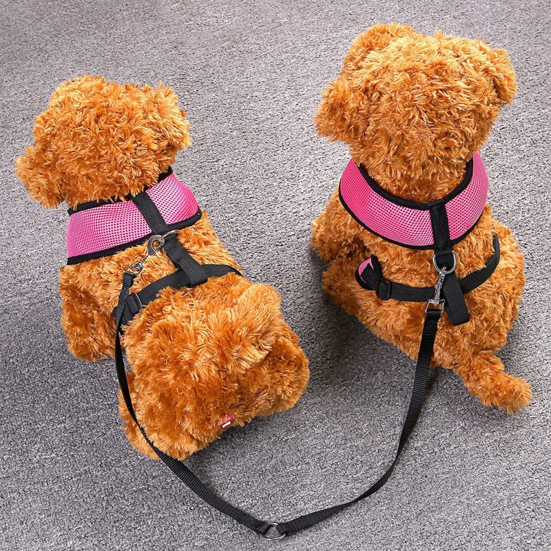 LEEQ Double Leash for 2 Dogs - Adjustable Double Pet Trainer Leash No Tangle Double Dog Double Leash Walking Trainer Leash for Two Dogs (Black) - PawsPlanet Australia