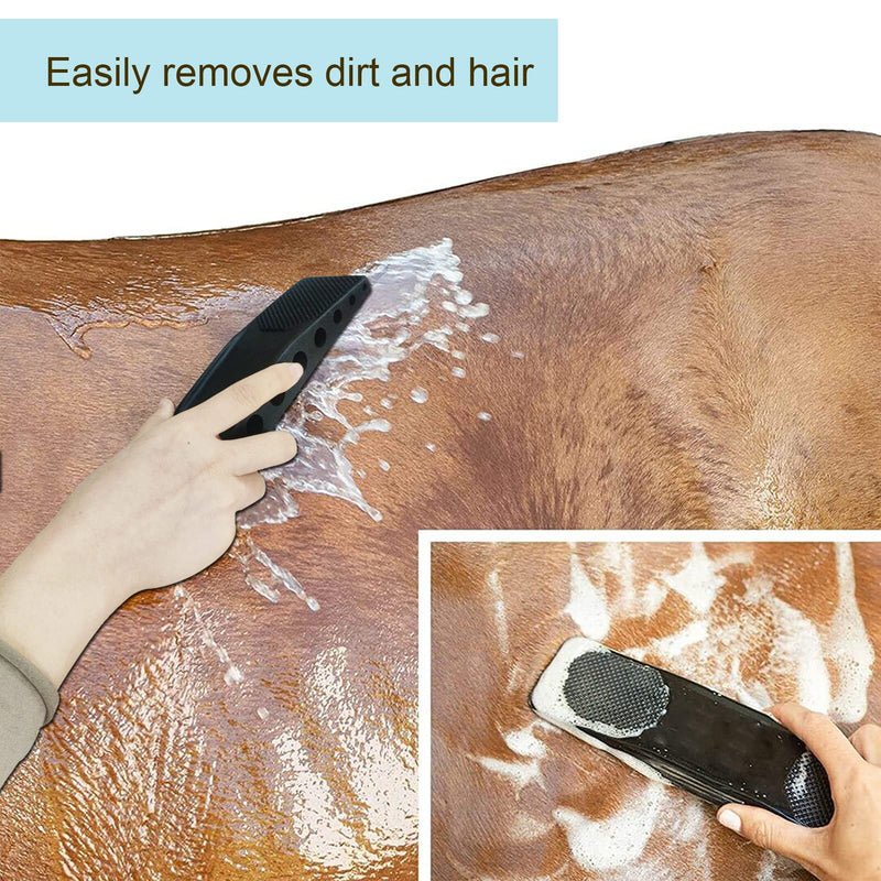 Horse Grooming Brush 6-in-1 Grooming Massage Horse Massage Comb Groomer for Horses Horse Brushes for Grooming, Painlessly Removing Loose Hair, Fur and Dirt - PawsPlanet Australia