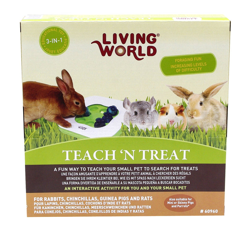Living World 3-in-1 Teach-n-Treat Interactive Toy 1 Count (Pack of 1) - PawsPlanet Australia