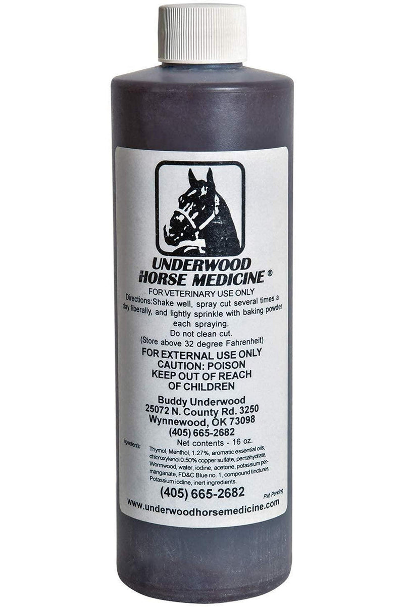 Underwood Horse Medicine 16oz Bottle Bundled with BYLD Spray Trigger Attachment - PawsPlanet Australia