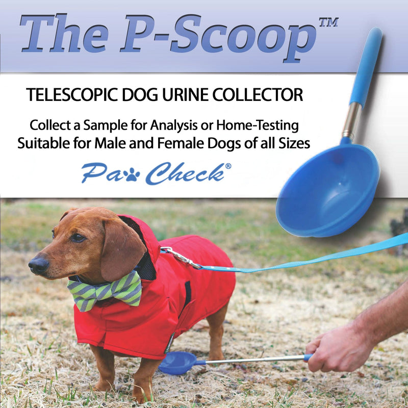 PawCheck P-Scoop Dog Urine Collector - Telescopic Dog Urine Catcher extends to 29" - PawsPlanet Australia